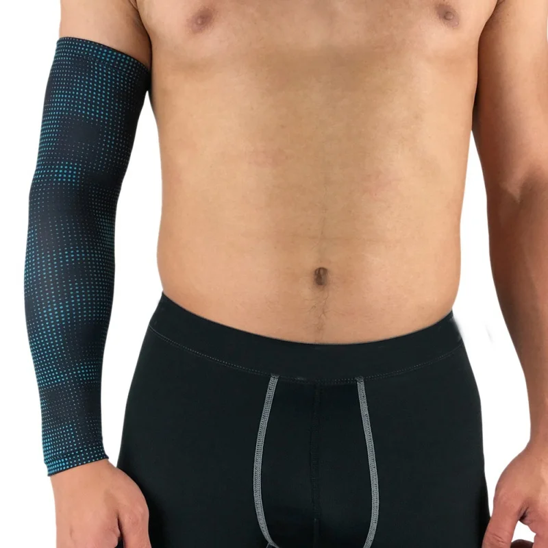 

New Printed Dot Men Cycling Sun Protection Cuff Cover Running Bicycle UV Protective Arm Sleeve Bike Sport Arm Warmers Sleeves