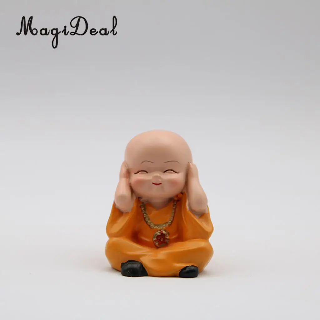 MagiDeal 4 шт. китайская фигурка в монах кунг фу украшение для салона автомобиля фэн