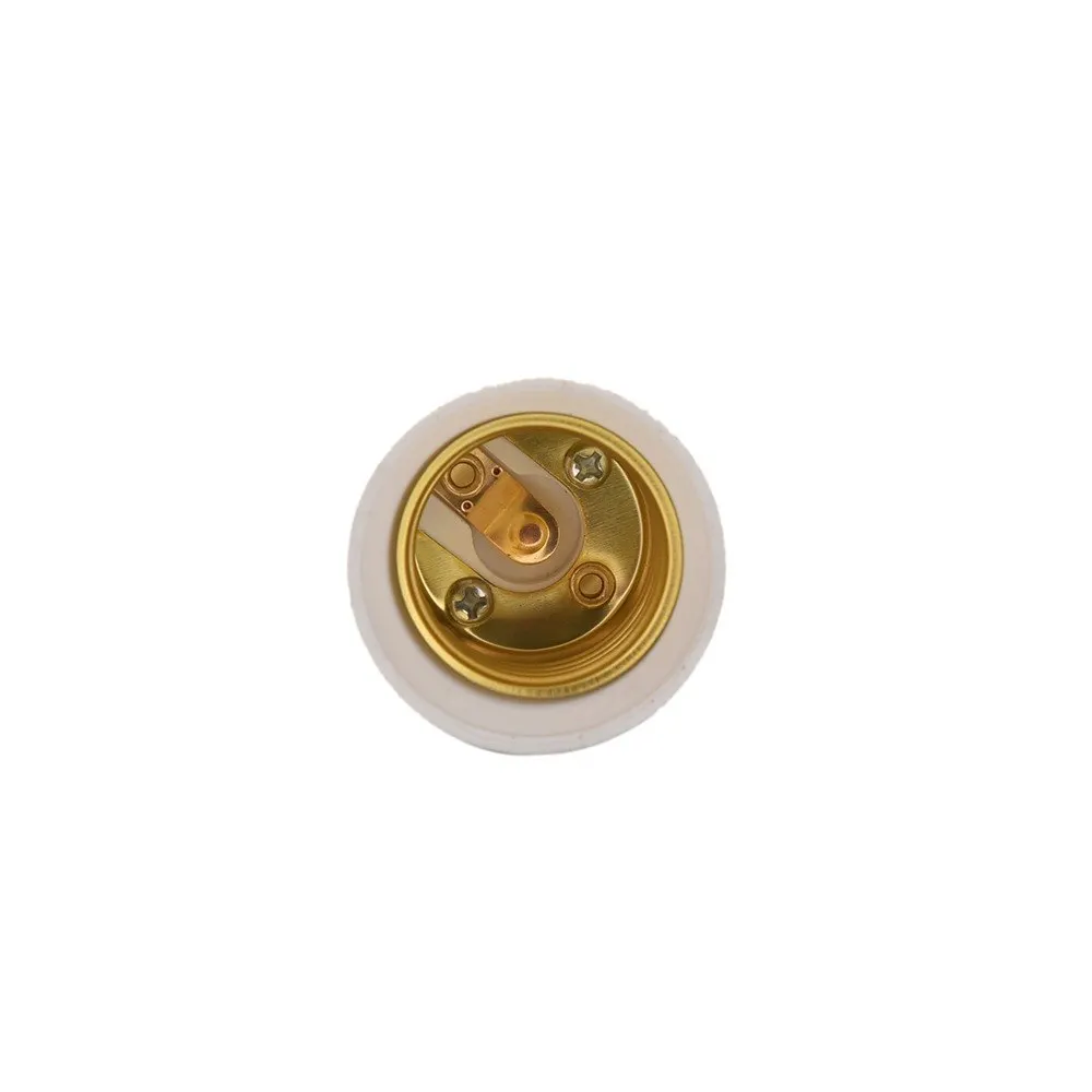 

New White E12 To E26/E27 Lampholder Bulbs Converter Candelabra Light Base Socket