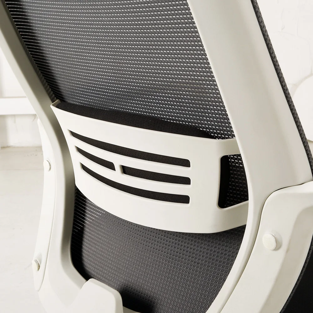 [Black and white tone] home office chair ergonomic computer gaming Cheap mesh |