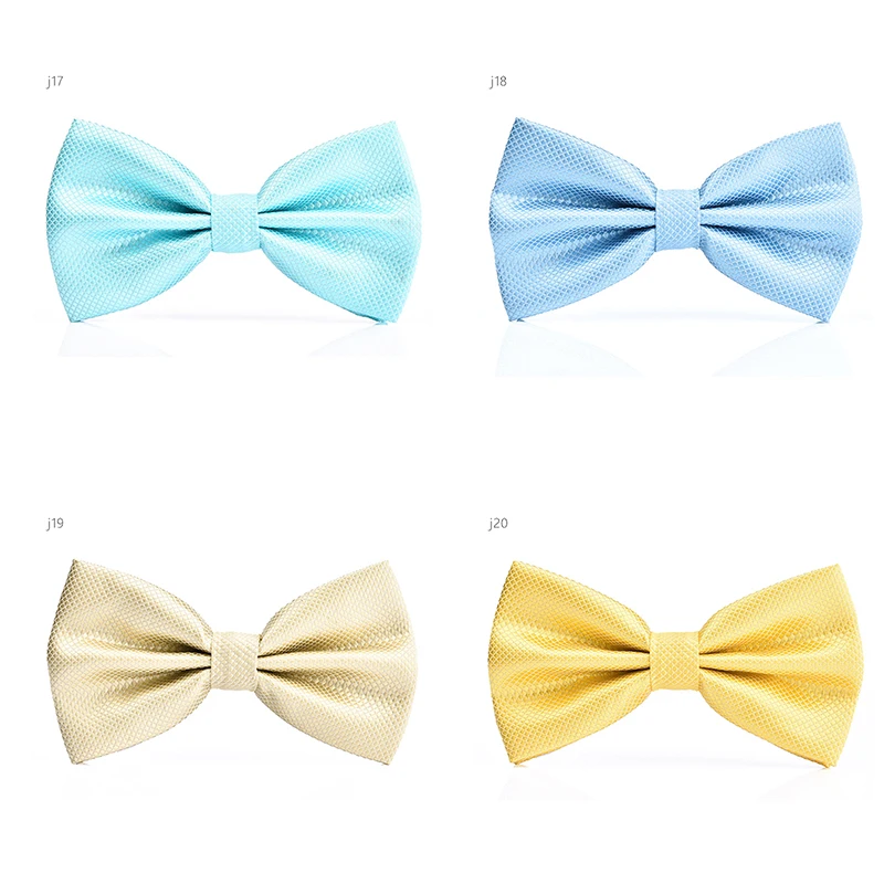 2019 New High Quality Men's Fashion Striped Navy Blue Bowties Romantic Wedding Groom Fancy Bow Tie for Men Pack with Gift Box |