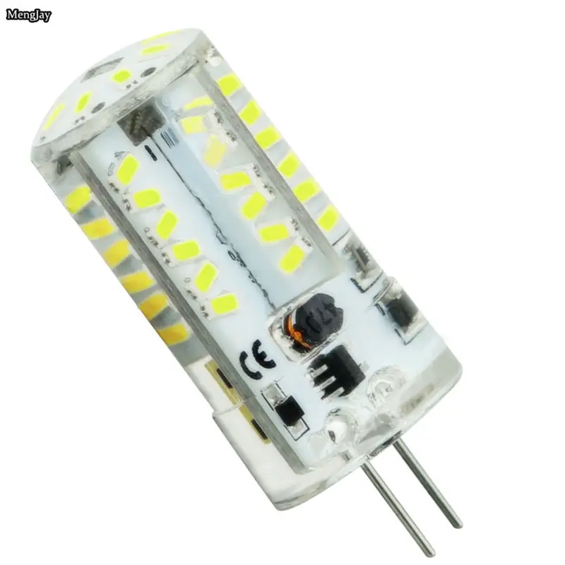 1 шт./лот 2015 Cree горячая Распродажа 57LED lamp G4 corn Bulb AC DC12V 8W SMD 3014 LED light 360 degree Beam Angle spotlight