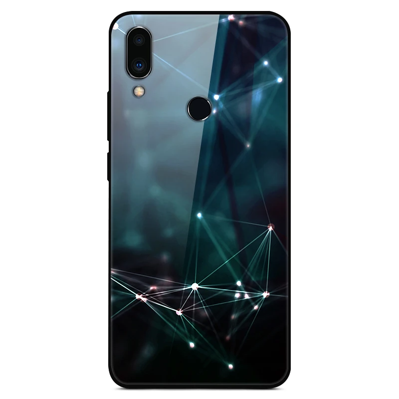 Чехол для Meizu Note 9 чехол из закаленного стекла жесткий накладка телефона