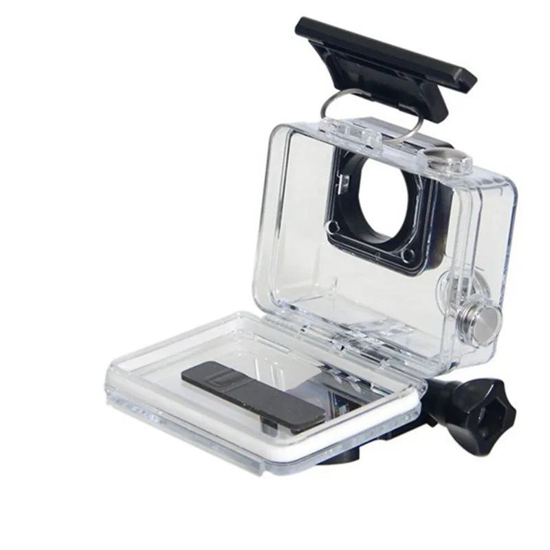 Suptig 130ft набор для дайвинга для Аксессуары для Gopro водонепроницаемые Корпус чехол+ Водонепроницаемый светодиодный свет для Gopro Hero3+ 3 знака после 4 Дайвинг Chargeing