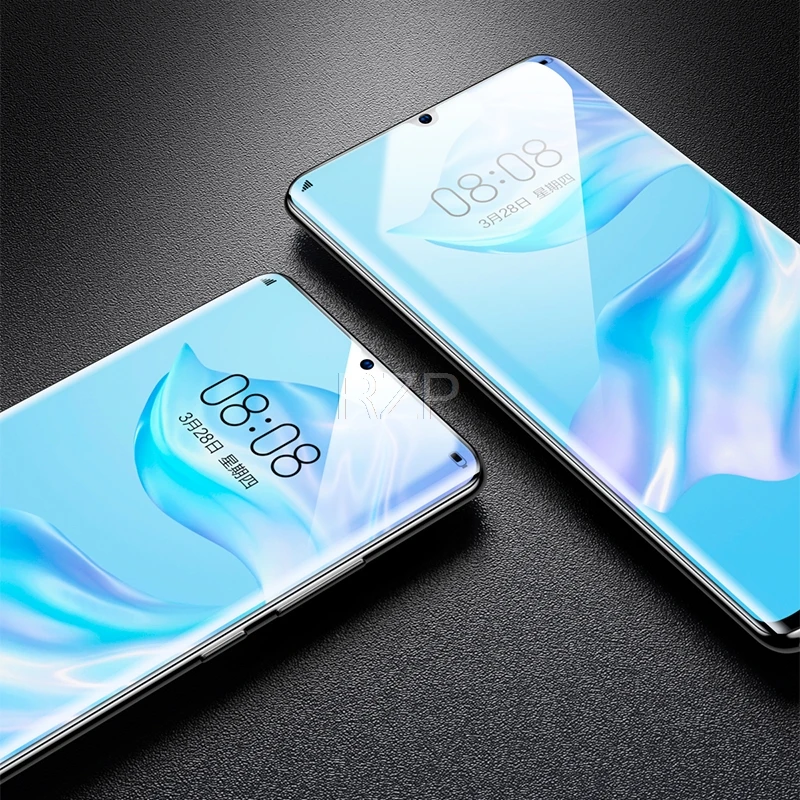 RZP 2 шт. 12D изогнутая полная Защита экрана для Huawei P20 P30 Pro lite 3D мягкая пленка из ТПУ
