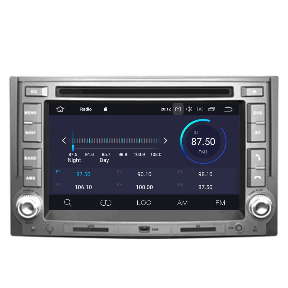 Автомобильный мультимедийный плеер 2 Din Android 9 4 ГБ ОЗУ для Hyundai H1 Grand Starex 2007 2008 2009 2010