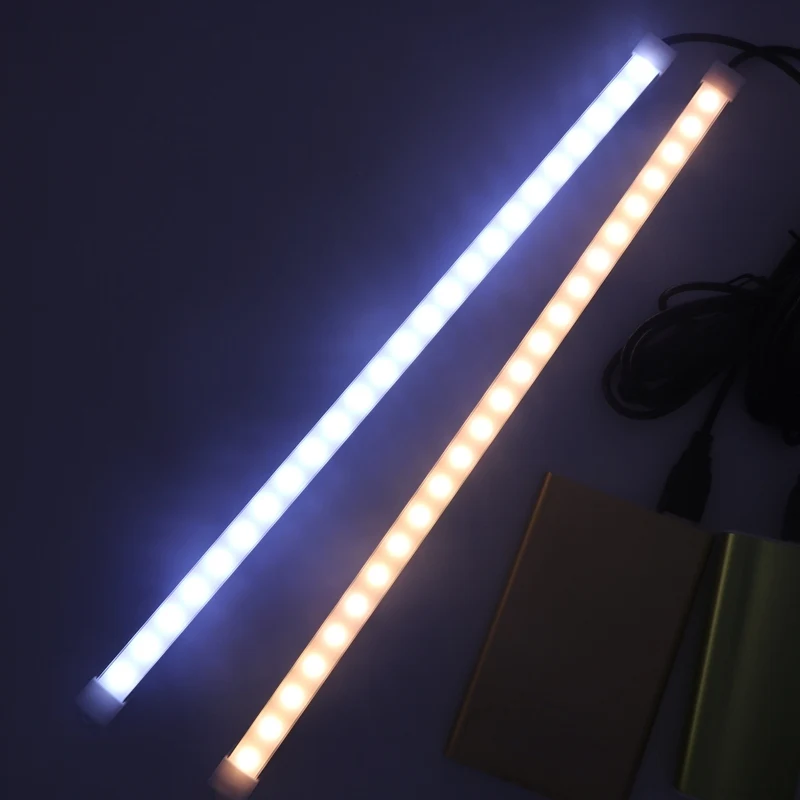 

SZYOUMY 30 Pcs/ Lot Free ship USB Switch Adjustable 35CM 7W 24 SMD 5630 LED Rigid Strip Hard Bar Light Tube Lamp DC5V