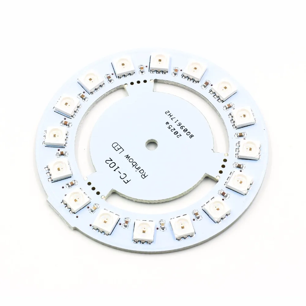 16-битная Светодиодная лампа WS2812 со встроенным полноцветным приводом WS2811 5050 RGB