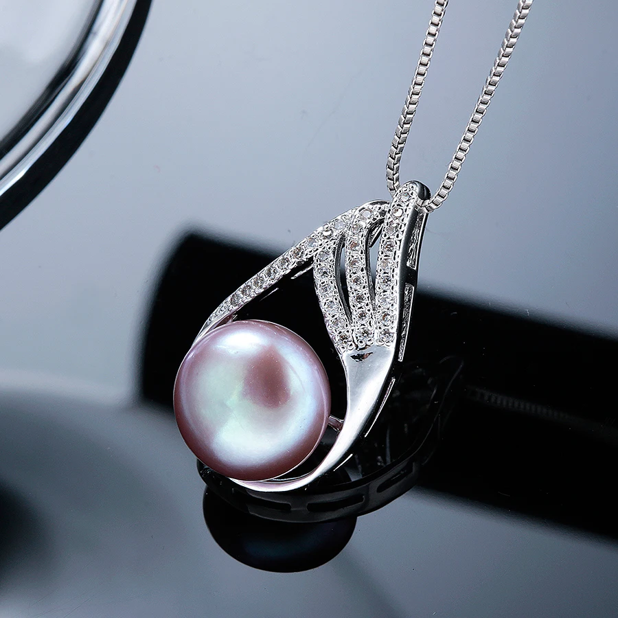 Модные ювелирные изделия 100% натуральный пресноводный жемчуг 11 12 мм ожерелье