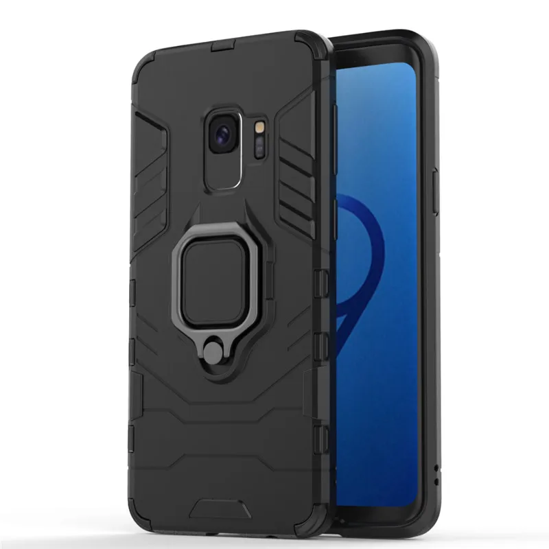 Автомобильный магнитный держатель кольца для samsung Galaxy S10 Lite S8 S9 Plus Гибридный