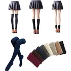 Женские Длинные Вязаные гольфы, чулки до бедра, Соблазнительные чулки, теплые зимние, Осенние, Весенние чулки до бедра, 2019