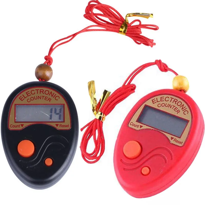 Электронной цифровой талли Clicker жк экраном 5 цифр ручной контроллер палец подсчет