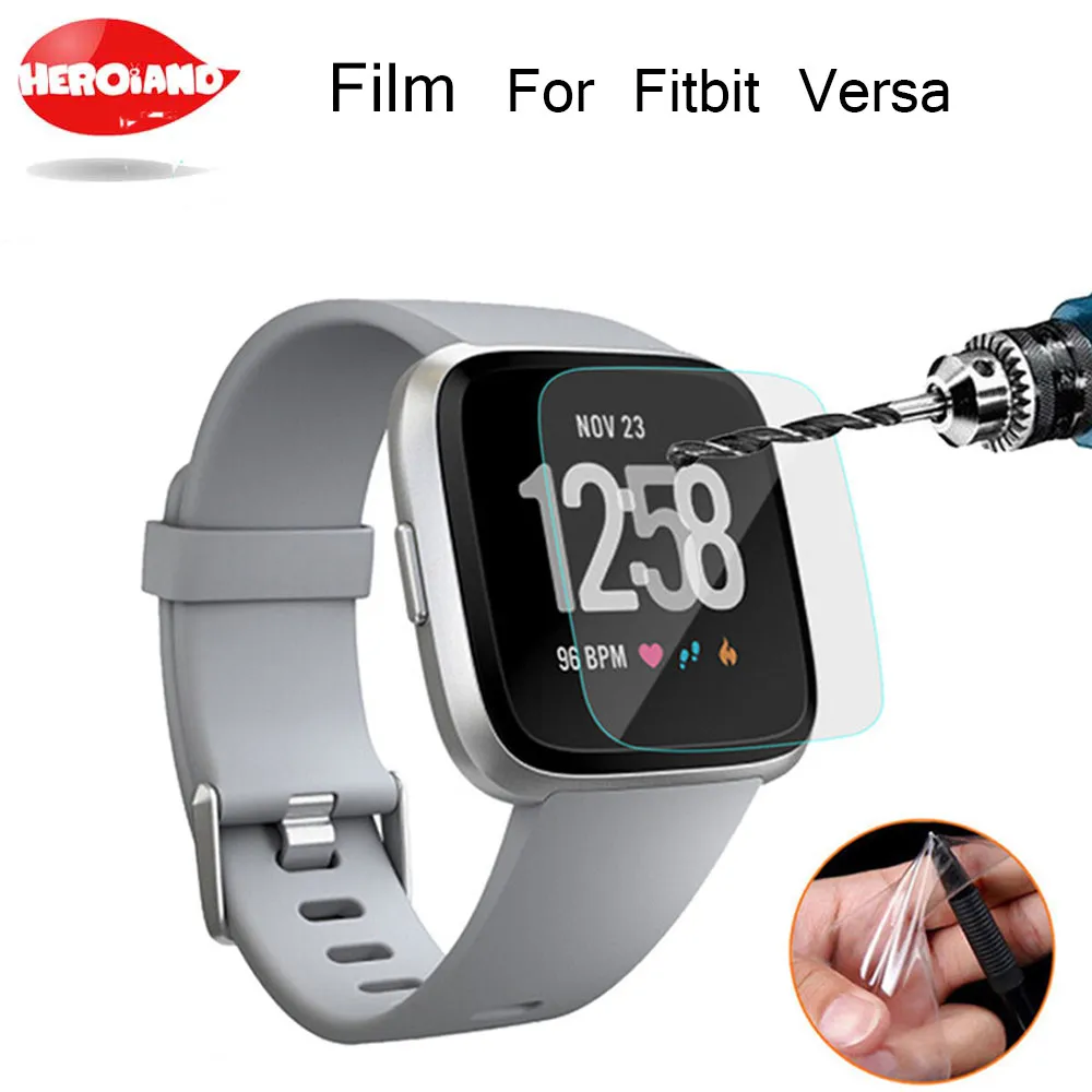 

Закаленное стекло/матовое/HD/взрывозащищенное для Fitbit Versa защита экрана смартфона, защитная пленка, Чехол Для Fitbit Versa
