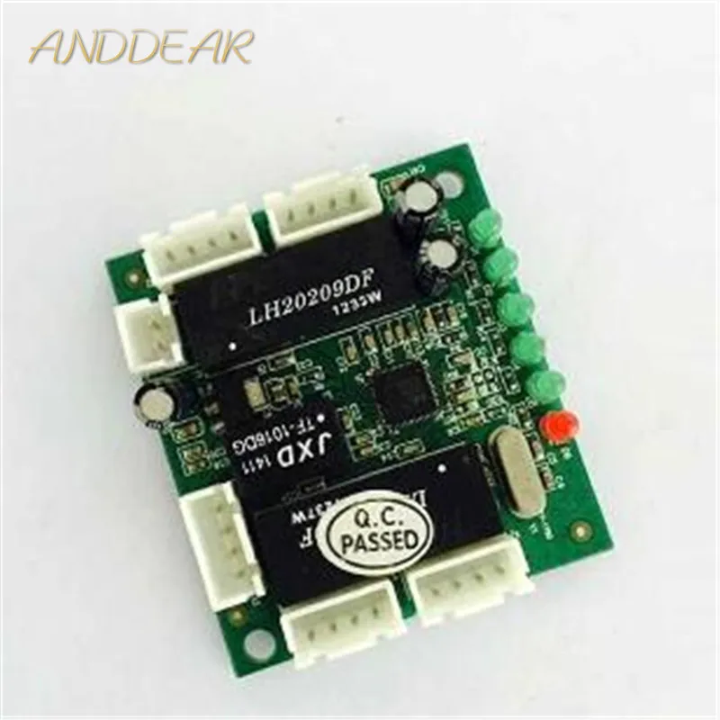 OEM мини модуль дизайн ethernet коммутатор монтажная плата для модуля 10/100 Мбит/с 5/8