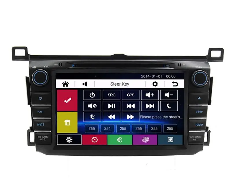 8 дюймов Автомобильный dvd плеер с GPS (опционально) аудио Радио стерео USB/SD AUX BT/TV