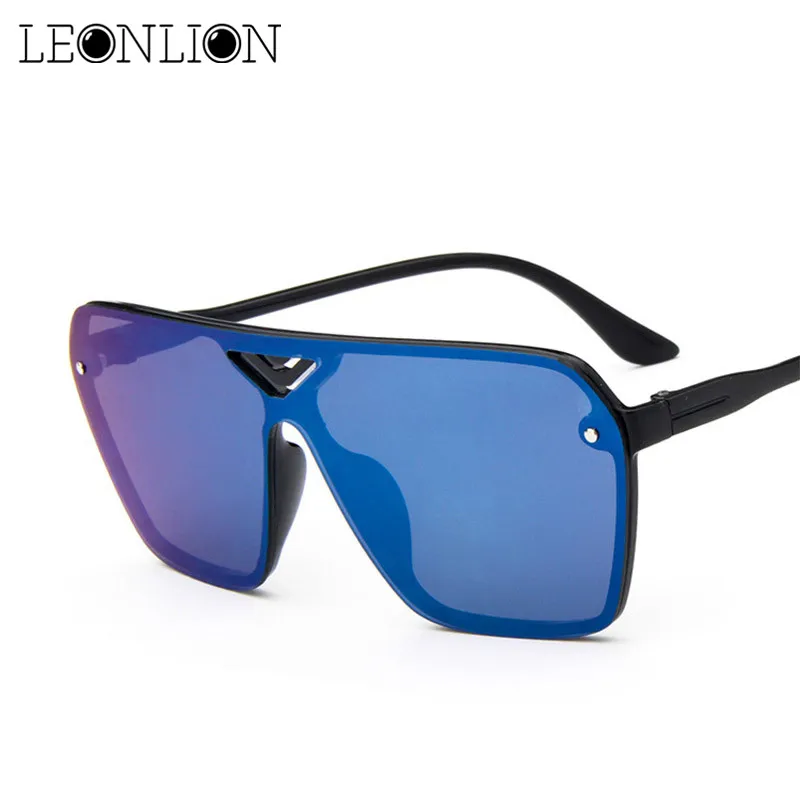 Солнцезащитные очки LeonLion в винтажном стиле UV400 для мужчин и женщин зеркальные
