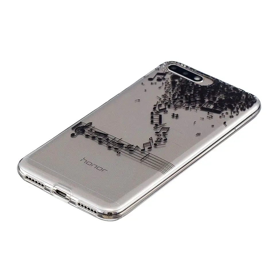 Fashion Woman Pattern Transparen Phone Cases For Mate 10 Lite Pro Coque Huawei P9 P10 P20 Y3 Y5 Y6 2017 Capa |