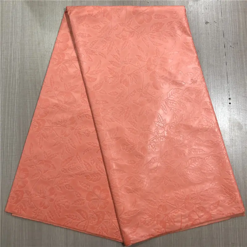 Женские кружевные жаккардовые платья Baizn Riche персиковый цвет ткань для шитья 5