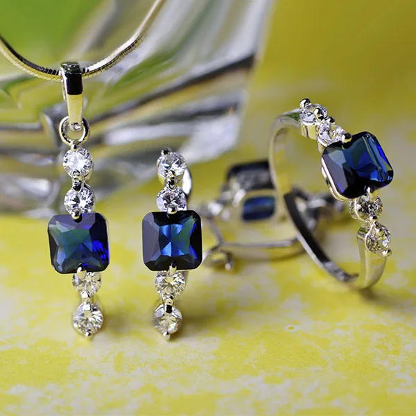 MECHOSEN кубический цирконий зеленые ожерелья со стразами серьги и кольца ювелирные