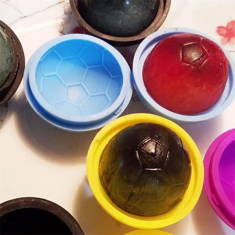 Форма для льда в форме футбольного мяча OBR силиконовая форма сделай сам бара