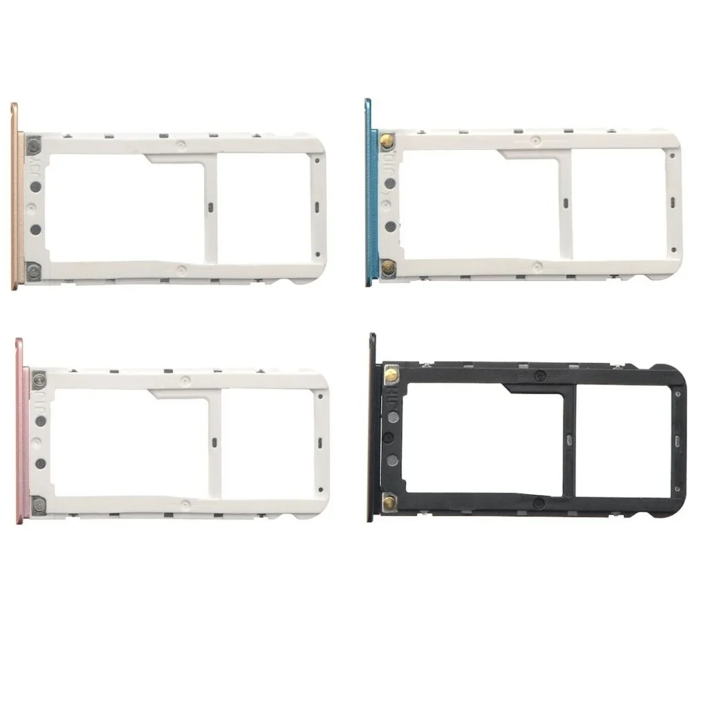 OEM Micro SD/SIM кард-ридер лоток держатель Слот для Xiaomi Redmi Note 5 Pro черный золотой розовый