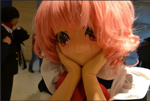 

Top Quality Handmade Female Letax Face Mask Cosplay Kigurumi Crossdresser