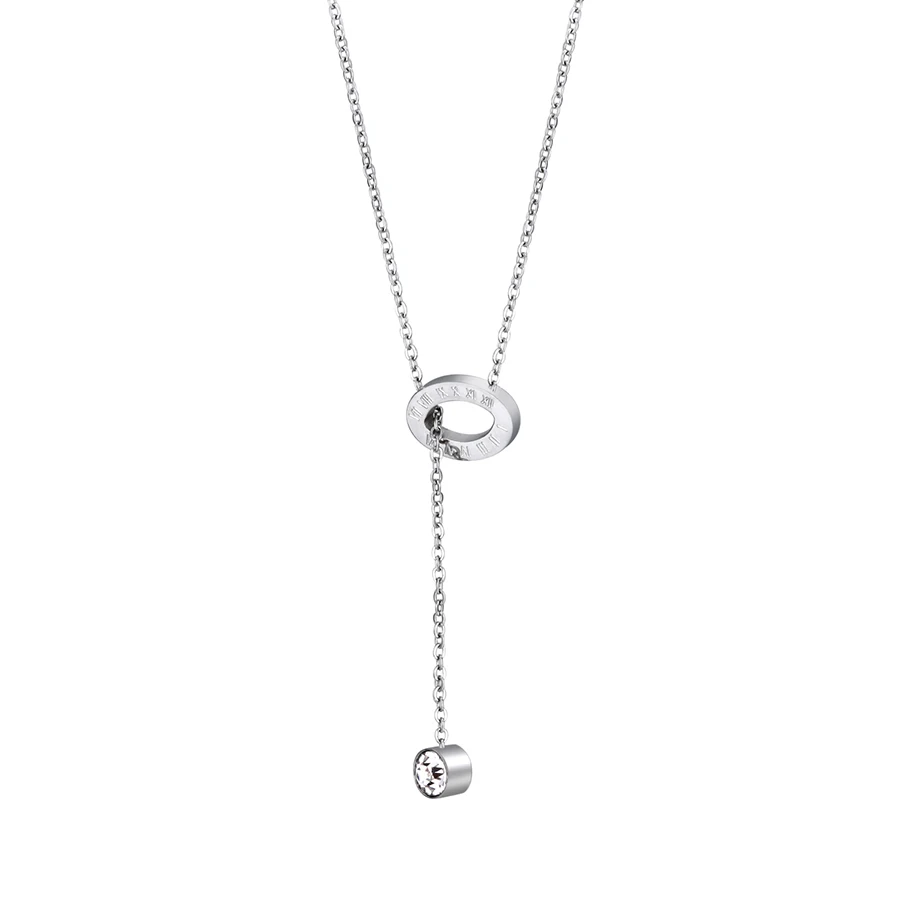 XUAUNHUA Fashion Chain Titanium Steel Decorations Accessories Pendant Necklace Women Contracted Clavicle Fine Jewelry Gift | Украшения и