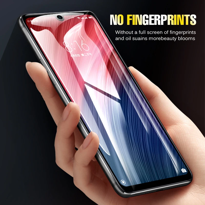 Полностью изогнутое Защитное стекло для Xiaomi Redmi Note 7 6 4 Pro закаленное защитное 6A 4X