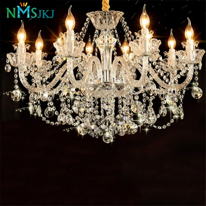 Европейский Стиль K9 хрустальная люстра светильник класса люкс Крытый настенный