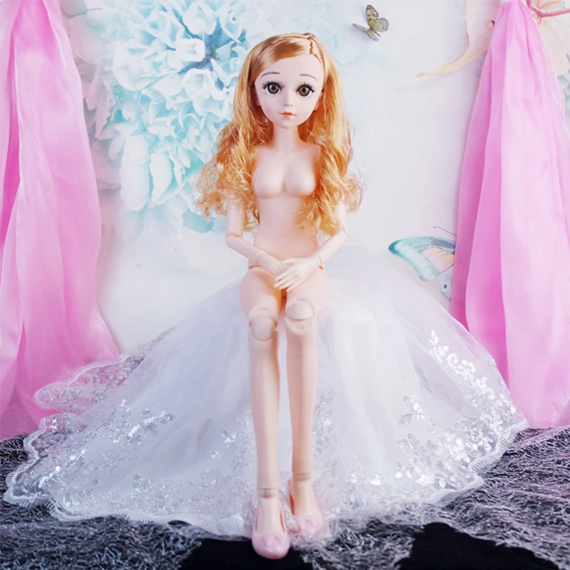 Кукла BJD с 15 подвижными шарнирными куклами 1/3 60 см Женская голая кукла тело обувью