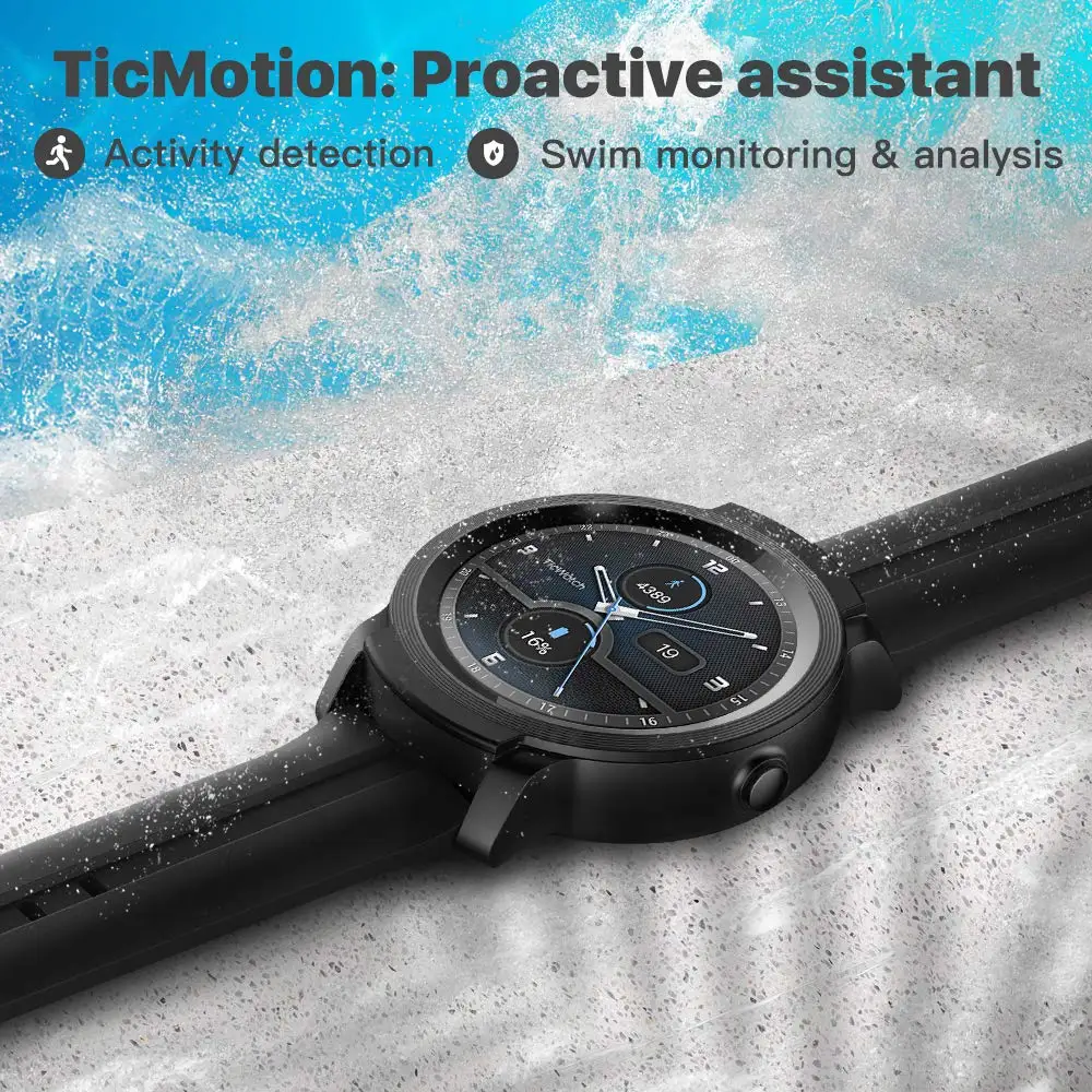 Умные часы Ticwatch E2 Bluetooth умные водонепроницаемые 5 АТМ активный спортивный режим 2
