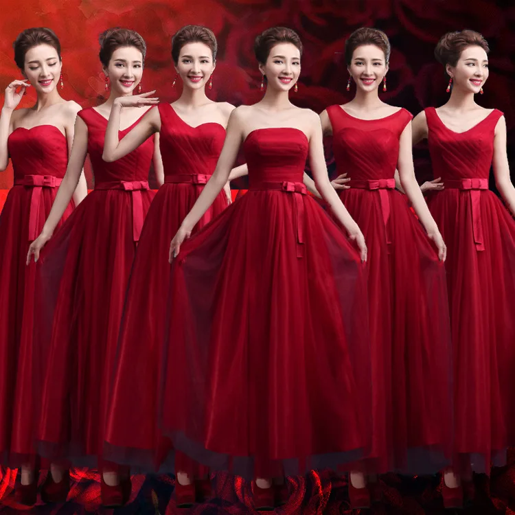 Платье подружки невесты длинное платье весна-лето 2019 Новая Элегантная Юбка для
