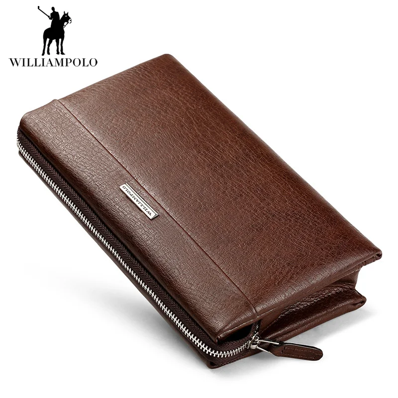 Новинка 2018 классический мужской кошелек из натуральной кожи винтажный стиль