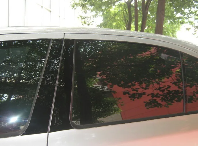 Автомобильные средние оконные наклейки B C наклейка на стойку для Skoda Octavia A5 A7 6