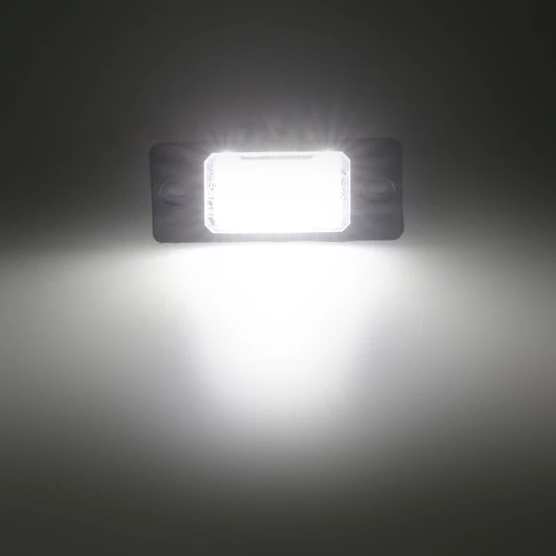 2 шт. 12 В 3 Вт Canbus 18SMD светодиодный номерной знак белый для VW Porsche Cayenne Touareg Tiguan Golf 5 5D