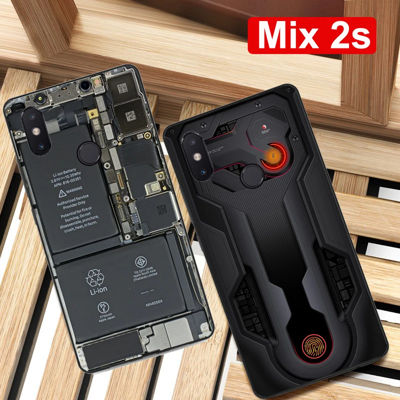 

For xiaomi mi Mix 2s Case cover explore pattern Soft Silicone cover For xiaomi mi Mix2s phone case Cover Mix 2 s Shell cases