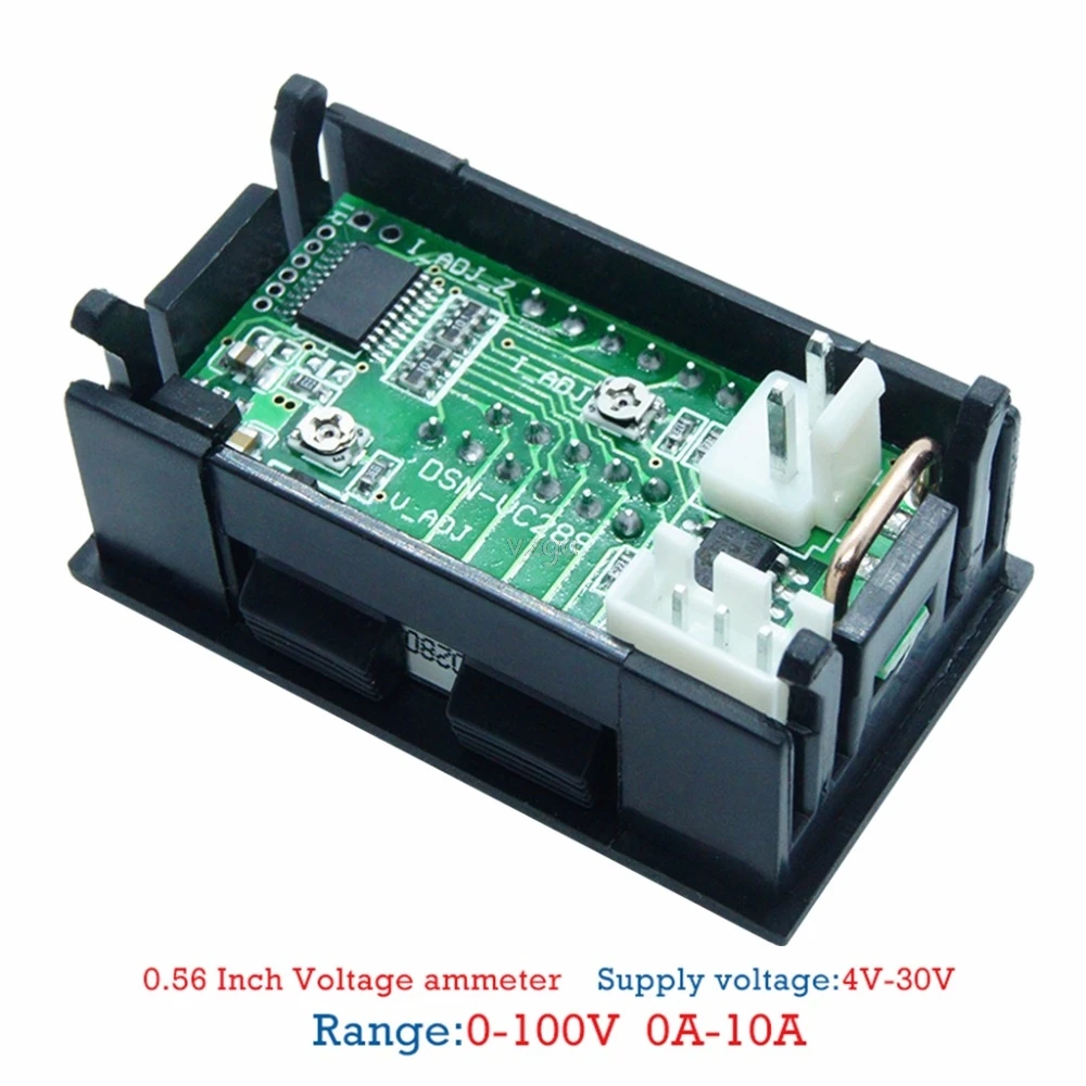 Digital Voltmeter Ammeter DC100V 10A Panel Amp Volt Voltage Current Meter Tester G21 Whosale&ampDropShip | Инструменты