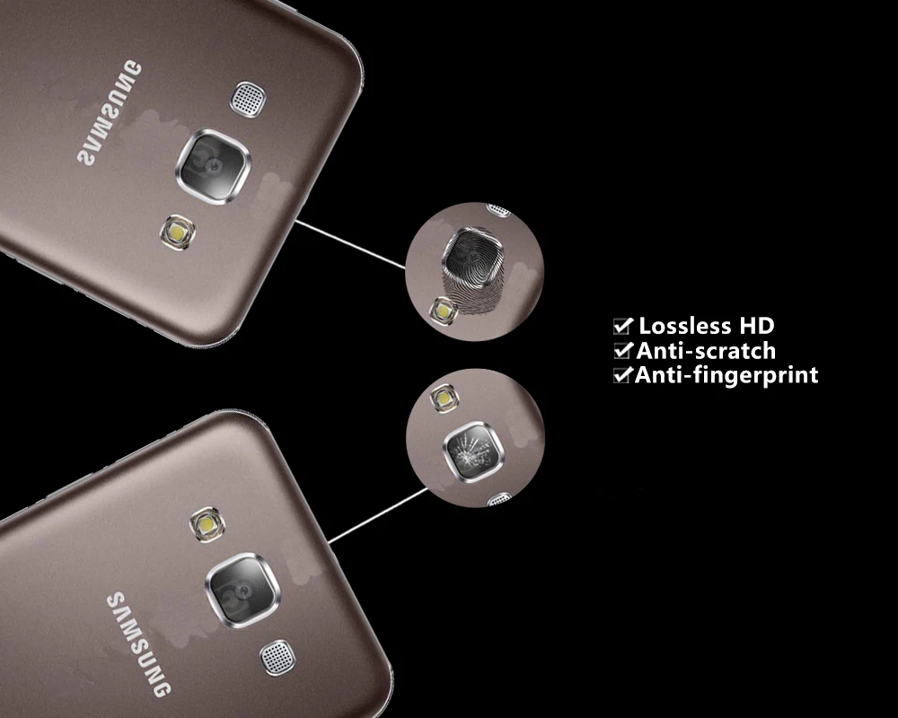 Ультратонкая Защитная пленка для задней камеры из закаленного стекла Samsung GALAXY E7