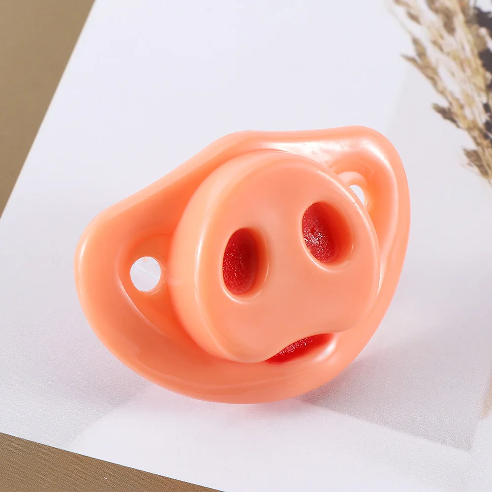 High Quality Safety Funny Mustache Baby Kids Infant Pacifier Teether Pacy Orthodontic Nipples Pig Nose Dummy | Мать и ребенок