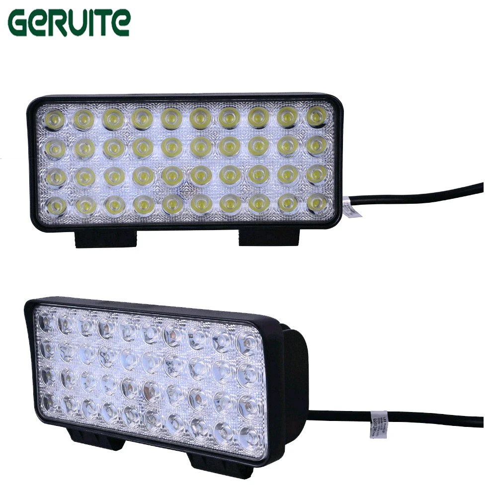 2 шт. Автомобильные светодиодные прямоугольные фары 120 Вт 40 светодиодов x 3 Вт|led lamp