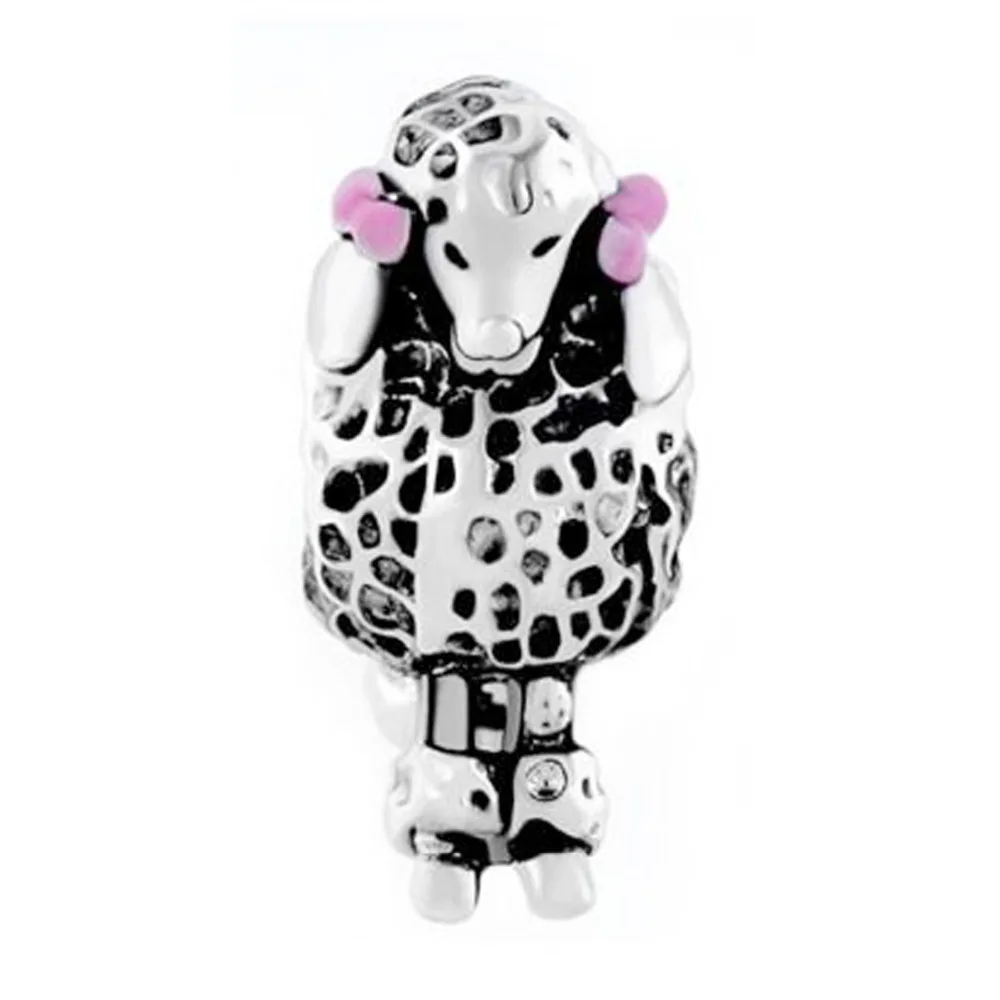 Шарм-подвеска бесплатная доставка розовый бант для ушей бусины-подвески собак и
