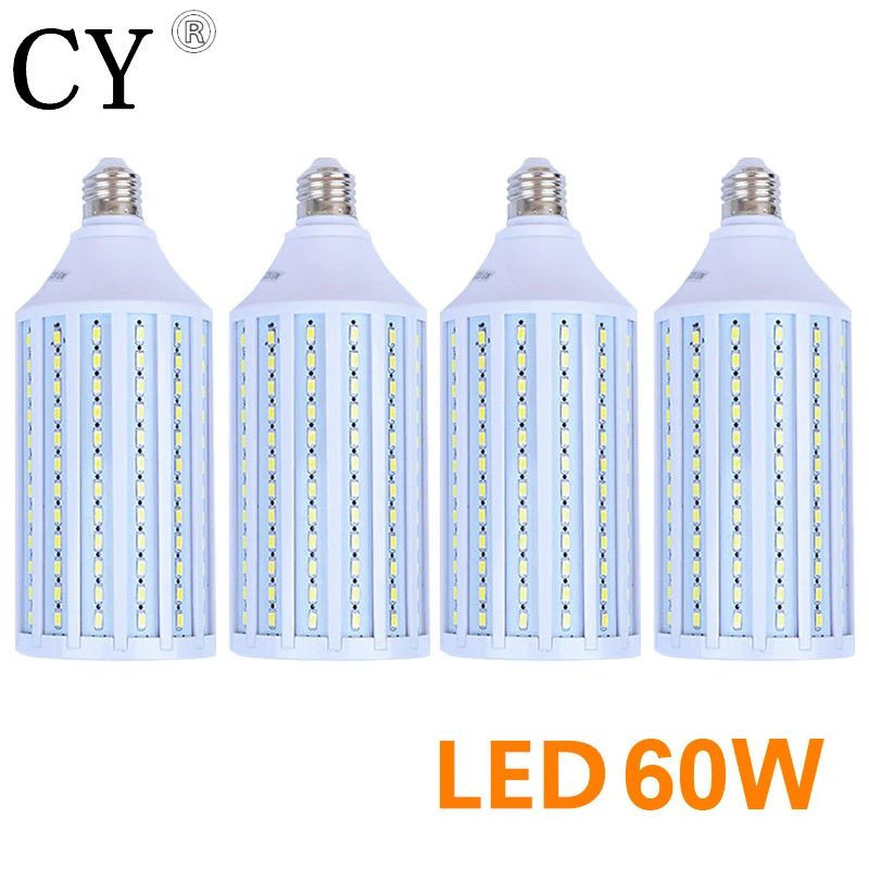 Inno 4 шт. 60 Вт Светодиодная кукурузная лампа E27 220 в 6000 6500 к 5730 SMD фотостудия