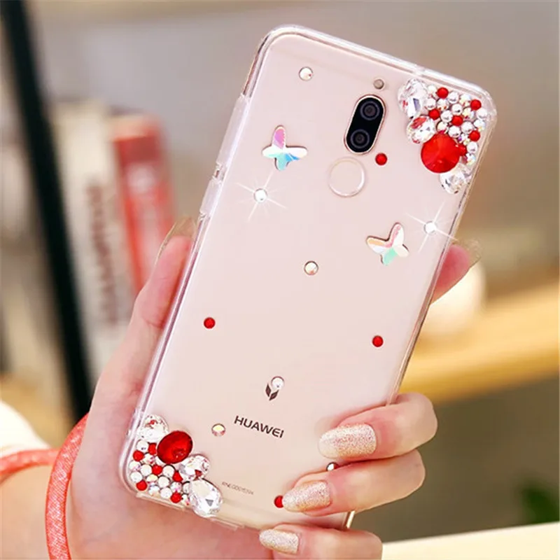 Чехол для Huawei Mate 10 Lite Nova 2i 2s 3D Bling Diamond Diy чехол honor 7C 7A Pro y7 Prime y9 y6 2018 P Smart 2019 |