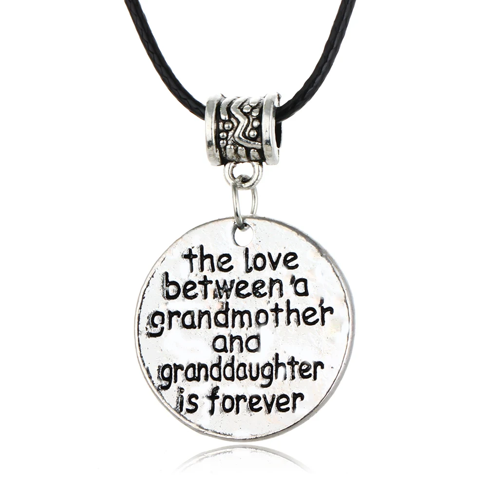 Кожаный веревочный браслет с подвеской для всей семьи подарок женщин и