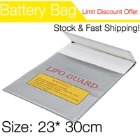 li po battery explosion proof safety bag charging sack 23x30cm for rc model
