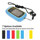 Походные Ручные GPS Аксессуары силиконовый резиновый чехол + Черный Съемный шейный ремешок с кольцом для Garmin eTrex 10 20 30 10x 20x 30x 309x