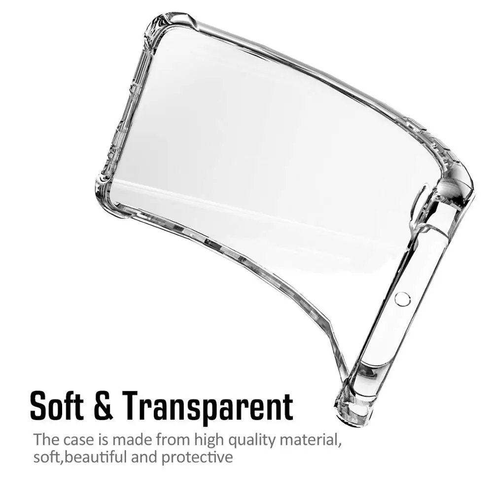 Shock Absorption Technology Case For Samsung Galaxy A10 A20 A20E A30 A40 A50 A70 A80 Coque Soft TPU Silicone Crystal Clear Cover |