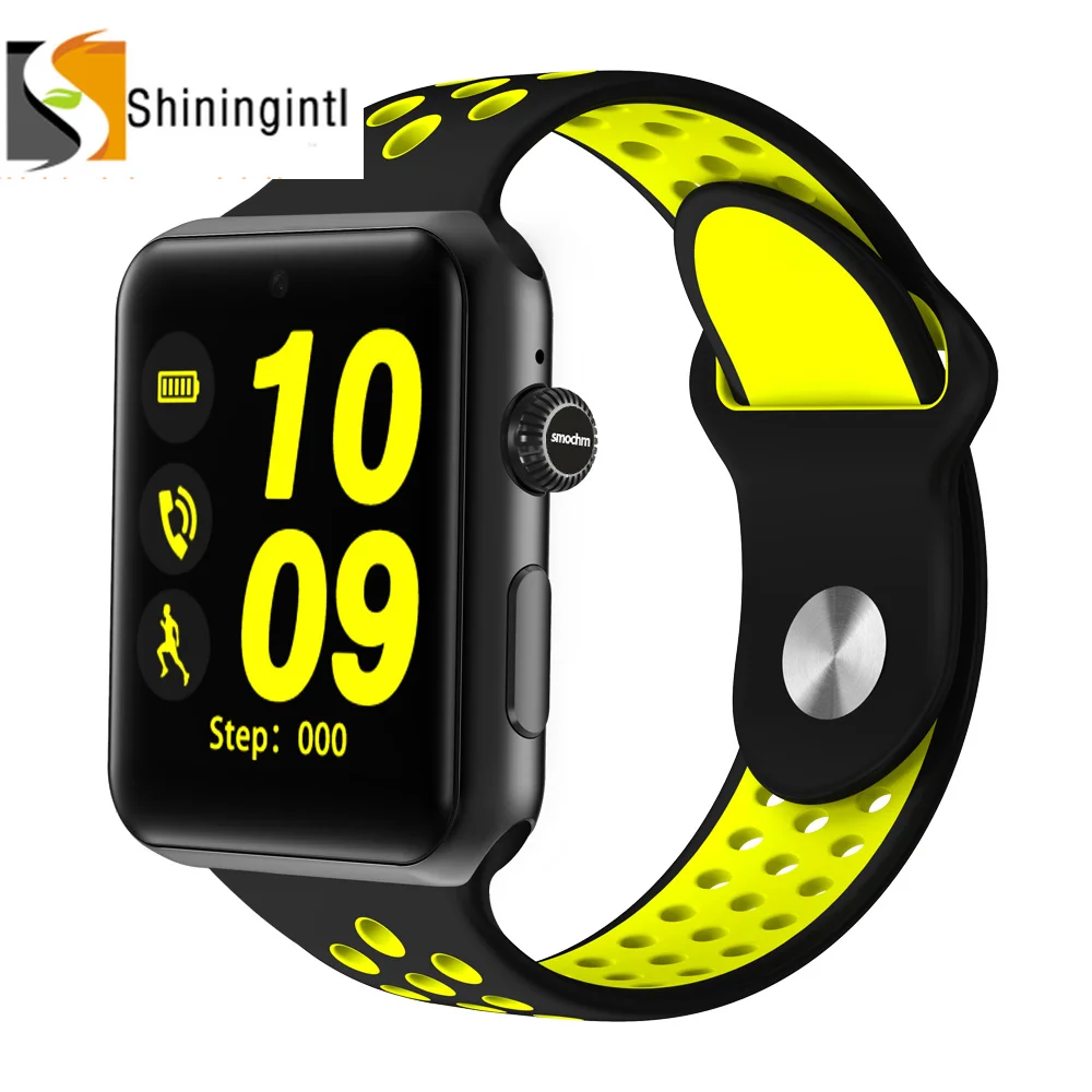 Smochm Bluetooth SmartWatch IWO 1:1 MTK2502C NK спортивный ремешок GSM SIM карта камера телефон смарт