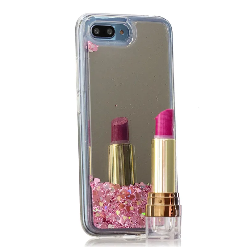 For Fundas Huawei Honor 10 Case Luxury Glitter Liquid Dynamic Soft Silicone Cases Honor10 Transparent Covers |