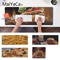 maiyaca fashion chips pizza food hamburgers gaming mousemats pad to mouse notbook computer gaming mouse pad keyboard mouse mats